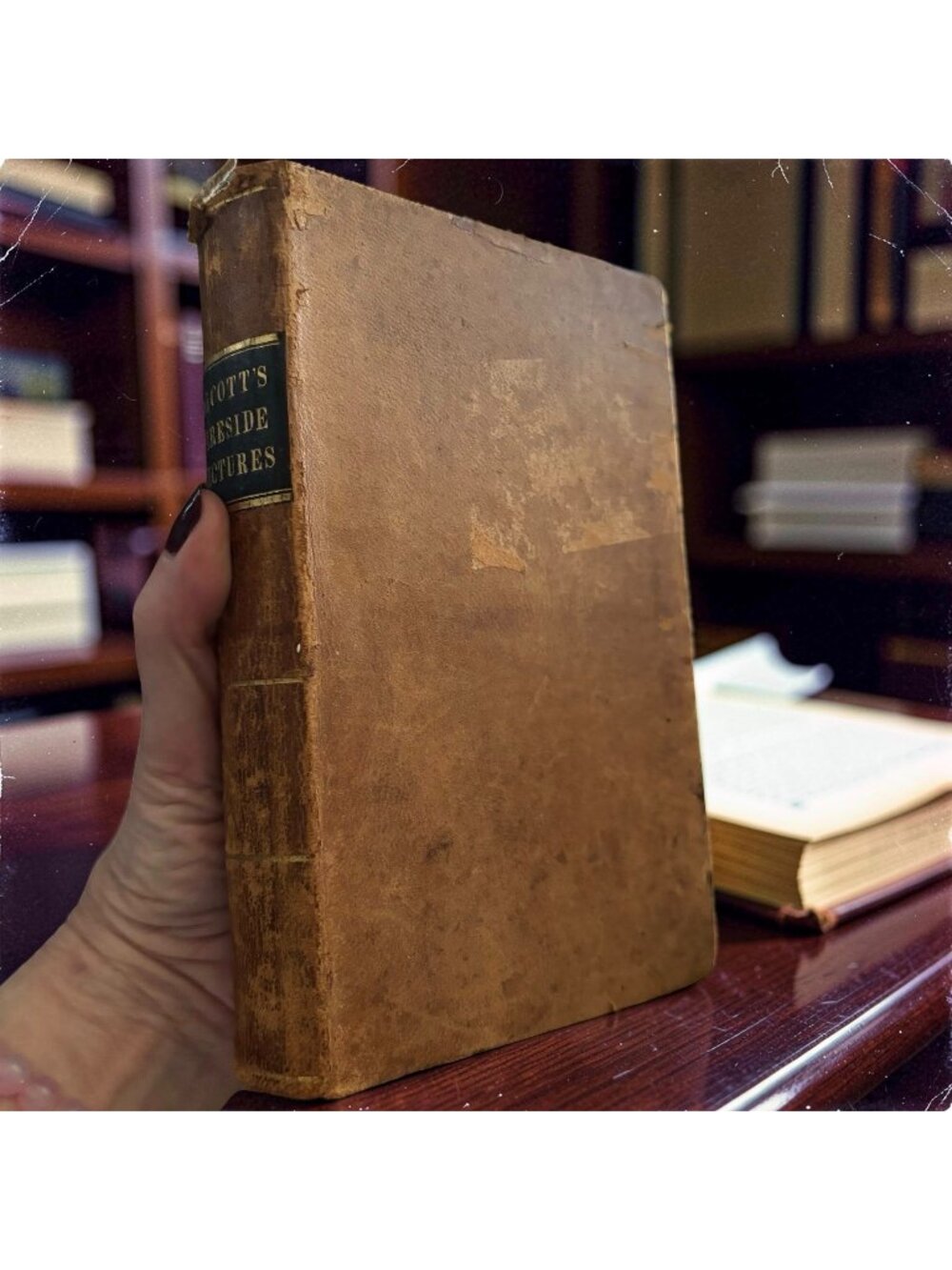 1850 Alcott Fireside Lectures Antique Book Ten Commandments Pre Civil War Boston